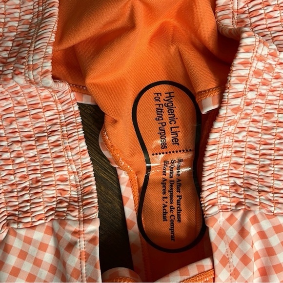 Time and Tru Women's Plus Size 1X (16W-18W) Mid-Rise Smocked Bikini Swim Bottoms - Picture 7 of 10